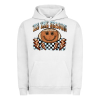 Pigment Lunar Rock tis the season football smiley face Urban Hoodie - BarkalooDesign