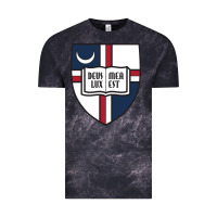 Cloud Black university catholic Vintage Tee - linhVisuals