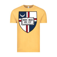 Vintage Mustard university catholic Vintage Tee - linhVisuals