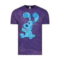 Cloud Purple blues clues on red sofa Vintage Tee - linhVisuals