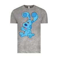 Cloud Rock blues clues on red sofa Vintage Tee - linhVisuals