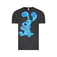 Vintage Black blues clues on red sofa Vintage Tee - linhVisuals