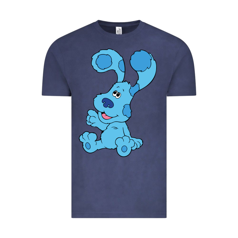 Blues Clues On Red Sofa Vintage Tee by linhVisuals | Teevron