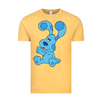 Vintage Mustard blues clues on red sofa Vintage Tee - linhVisuals