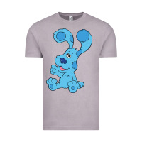 Vintage Zinc blues clues on red sofa Vintage Tee - linhVisuals