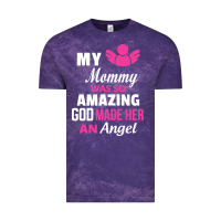 Cloud Purple my mommy was amazing god made her an angel Vintage Tee - linhVisuals