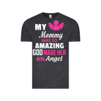 Vintage Black my mommy was amazing god made her an angel Vintage Tee - linhVisuals