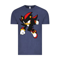 Vintage Denim shadow the hedgehog Vintage Tee - linhVisuals