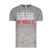 Cloud Rock if the stars were to worship so will i Vintage Tee - linhVisuals