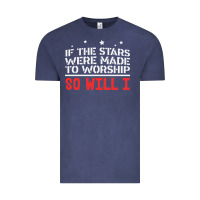 Vintage Denim if the stars were to worship so will i Vintage Tee - linhVisuals