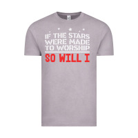 Vintage Zinc if the stars were to worship so will i Vintage Tee - linhVisuals