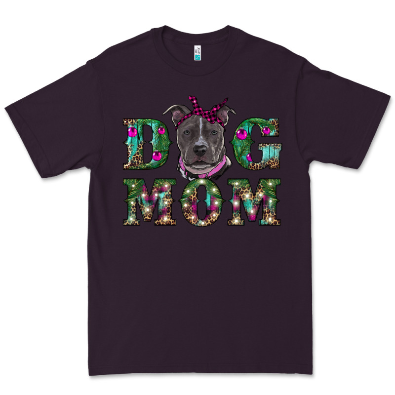 Christmas Dog Mom Pitbull Premium Tee by RanaPortraitStore | Teevron