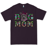 Plum Christmas dog mom pitbull Premium Tee - RanaPortraitStore