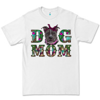 White Christmas dog mom pitbull Premium Tee - RanaPortraitStore