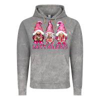Cloud Rock Happy holidays with gnomes Vintage Hoodie - NancyCooperArtShop