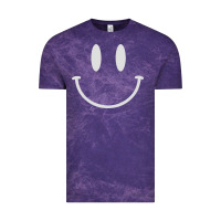 Cloud Purple smily Vintage Tee - linhVisuals