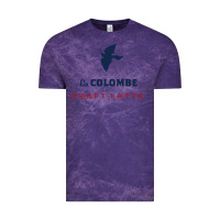 Cloud Purple La Colombe Vintage Tee - linhVisuals