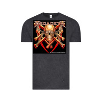 Vintage Black Megadeath Chains Vintage Tee - linhVisuals