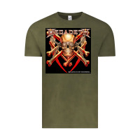 Vintage Olive Megadeath Chains Vintage Tee - linhVisuals