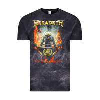 Cloud Black Megadeath World Order Vintage Tee - linhVisuals
