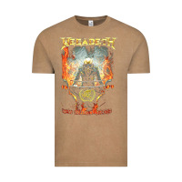 Vintage Coffee Megadeath World Order Vintage Tee - linhVisuals