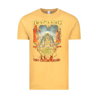 Vintage Mustard Megadeath World Order Vintage Tee - linhVisuals