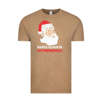 Vintage Coffee santa claus is cumming dirty humor Vintage Tee - linhVisuals