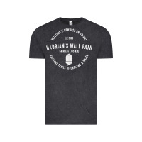 Vintage Black hadrians wall path england wales hikes tank top Vintage Tee - linhVisuals