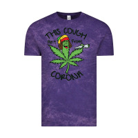 Cloud Purple Funny Weed Leaf Vintage Tee - linhVisuals