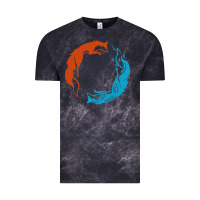 Cloud Black spirit of the north Vintage Tee - linhVisuals