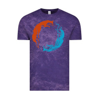 Cloud Purple spirit of the north Vintage Tee - linhVisuals