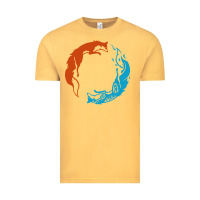 Vintage Mustard spirit of the north Vintage Tee - linhVisuals