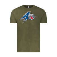 Vintage Olive unc asheville bulldogs Vintage Tee - linhVisuals
