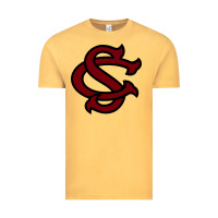 Vintage Mustard usc baseball Vintage Tee - linhVisuals