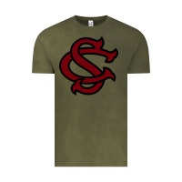 Vintage Olive usc baseball Vintage Tee - linhVisuals