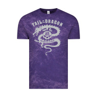 Cloud Purple tail of the dragon Vintage Tee - linhVisuals