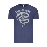 Vintage Denim tail of the dragon Vintage Tee - linhVisuals