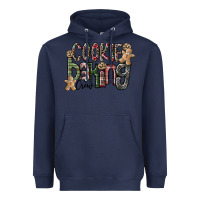 Navy Cookie Baking Crew Heavyweight Hoodie - CowhideDigitalArt