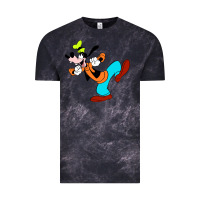 Cloud Black goofy Vintage Tee - linhVisuals