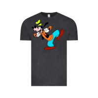 Vintage Black goofy Vintage Tee - linhVisuals