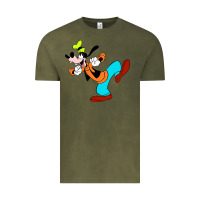 Vintage Olive goofy Vintage Tee - linhVisuals