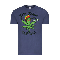 Vintage Denim Funny Weed Leaf Vintage Tee - linhVisuals