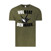 Vintage Olive volbeat denmark Vintage Tee - linhVisuals
