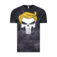 Cloud Black trump skull Vintage Tee - linhVisuals
