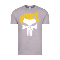 Vintage Zinc trump skull Vintage Tee - linhVisuals