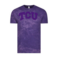 Cloud Purple Texas Christian University Vintage Tee - linhVisuals