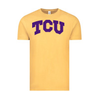 Vintage Mustard Texas Christian University Vintage Tee - linhVisuals