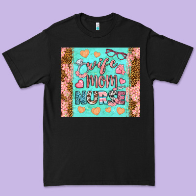 Wife Mom Nurse Tumbler Premium Tee Designed By Bundleandbundleshop