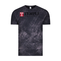 Cloud Black Temple University Vintage Tee - linhVisuals