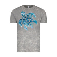 Cloud Rock ocean sea turtle Vintage Tee - linhVisuals
